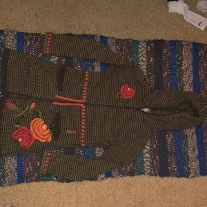 long sleeve knitted jacket